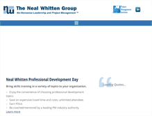Tablet Screenshot of nealwhittengroup.com